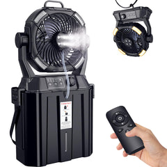 MAGTHIC front view with bucket showing portable outdoor cooling benefit