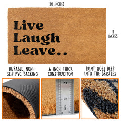 MAINEVENT close-up coir texture demonstrating strong dirt-scraping fibers