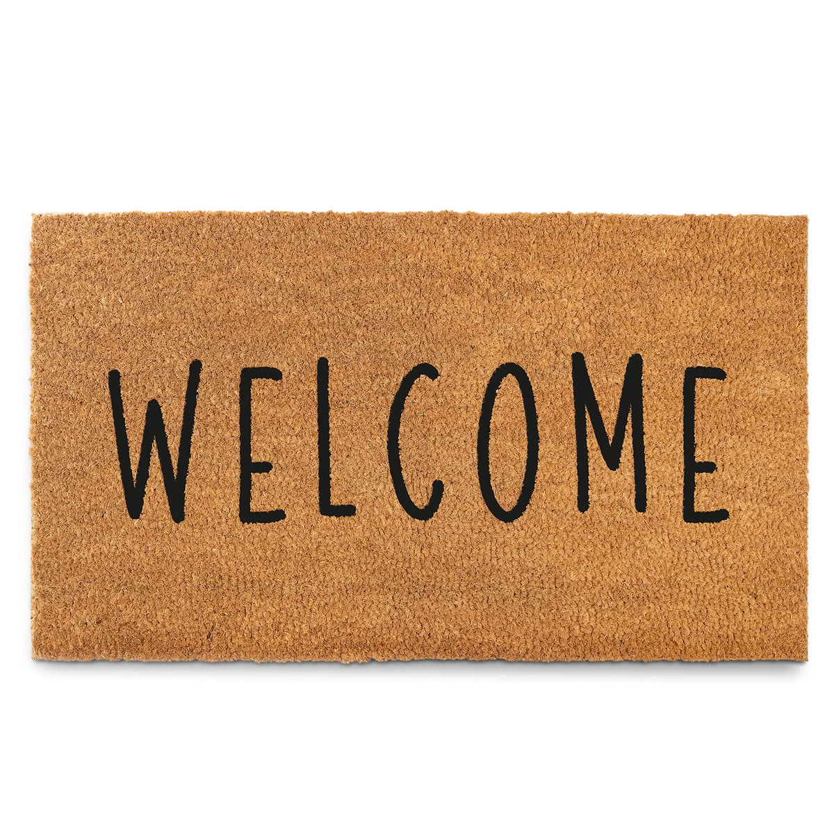 MAINEVENT front view welcome mat showing design and curb appeal