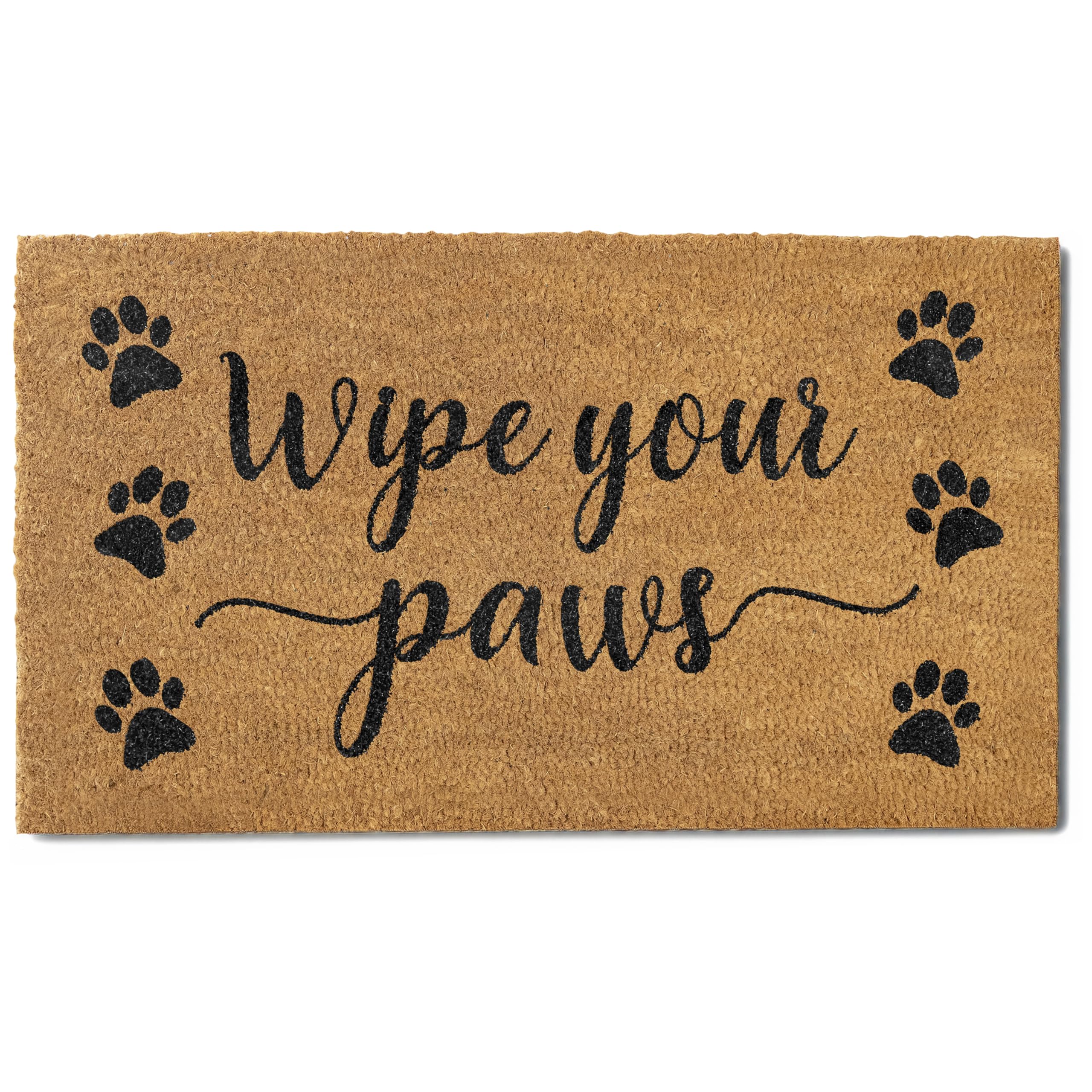 MAINEVENT front view doormat showing clear message and welcoming look
