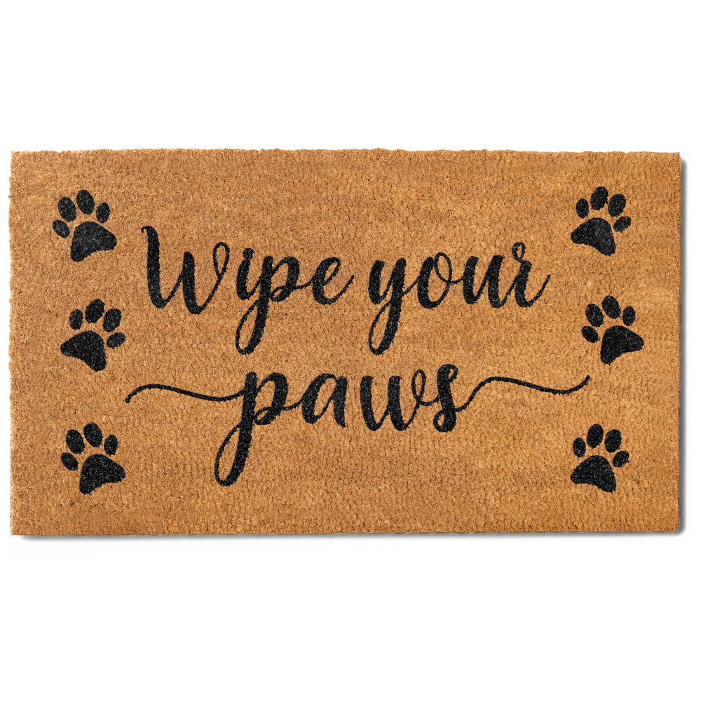 MAINEVENT front view doormat showing clear message and welcoming look
