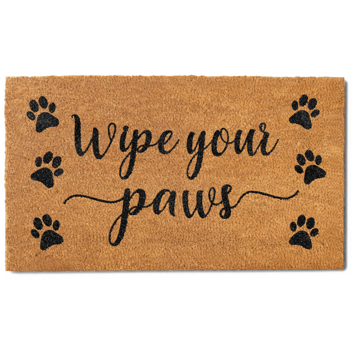 MAINEVENT front view doormat showing clear message and welcoming look