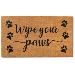 MAINEVENT front view doormat showing clear message and welcoming look