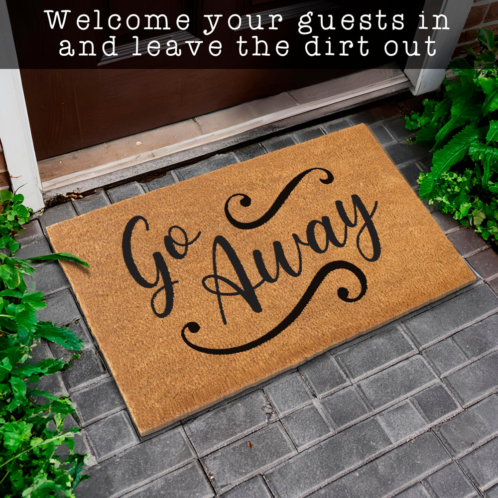 MAINEVENT gift-wrapped doormat presented as a funny present