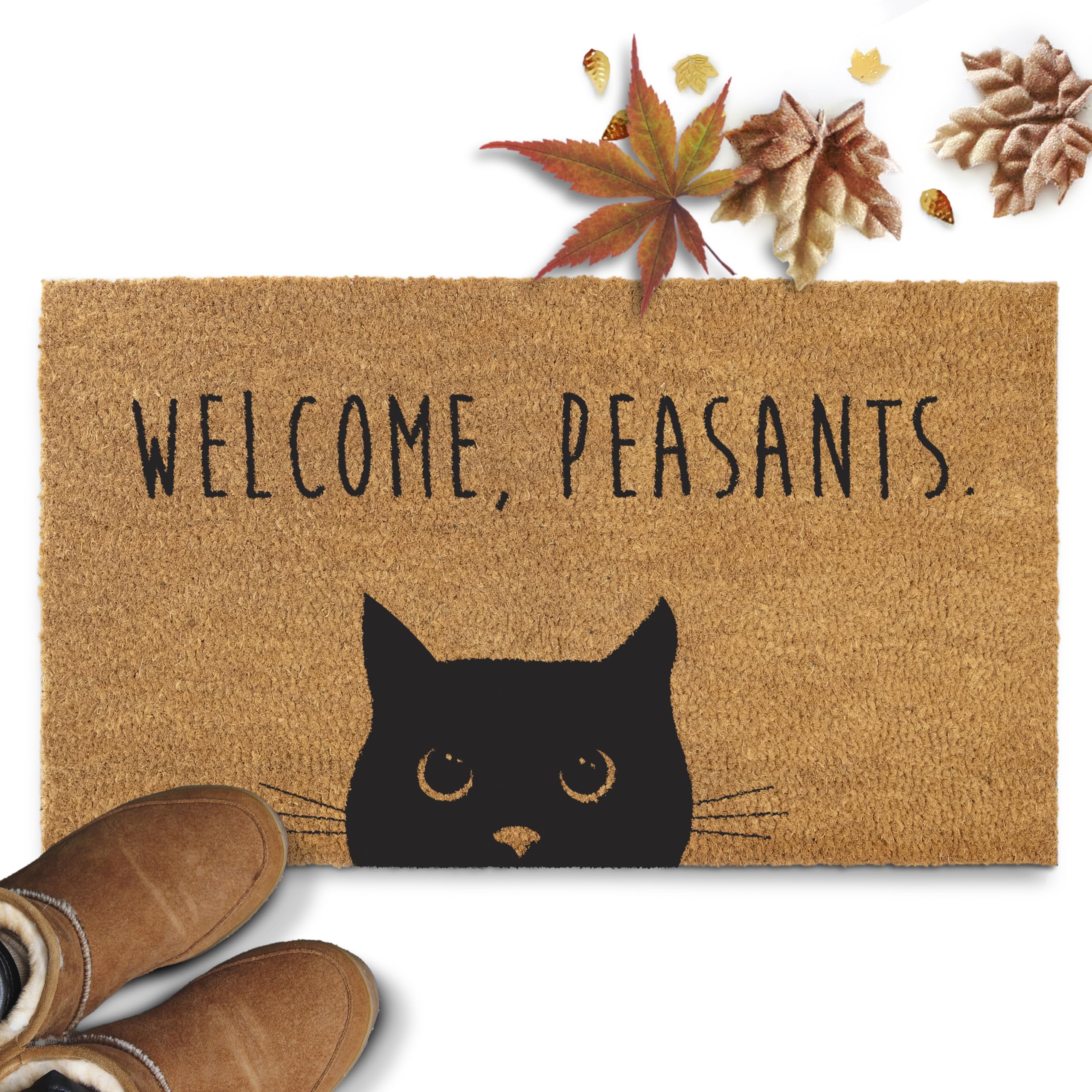 MAINEVENT mat styled with seasonal decor showing versatile year-round appeal
