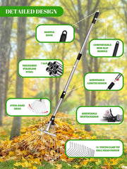 Maiproo 44-gallon leaf bag filled with leaves for fewer trips and easy transport