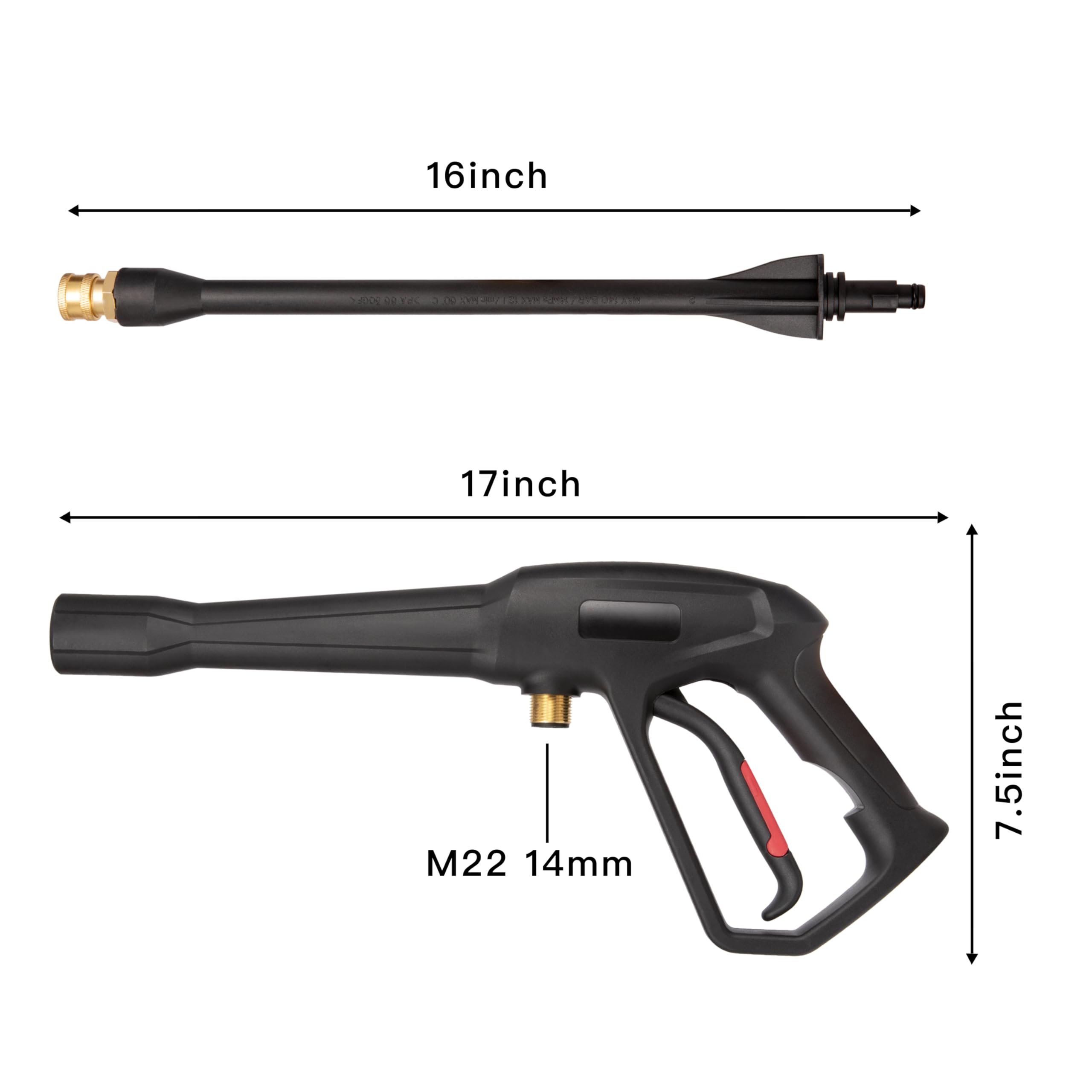 Mairbear nozzle holder and M22-15mm adapter showing organized storage and added compatibility benefit