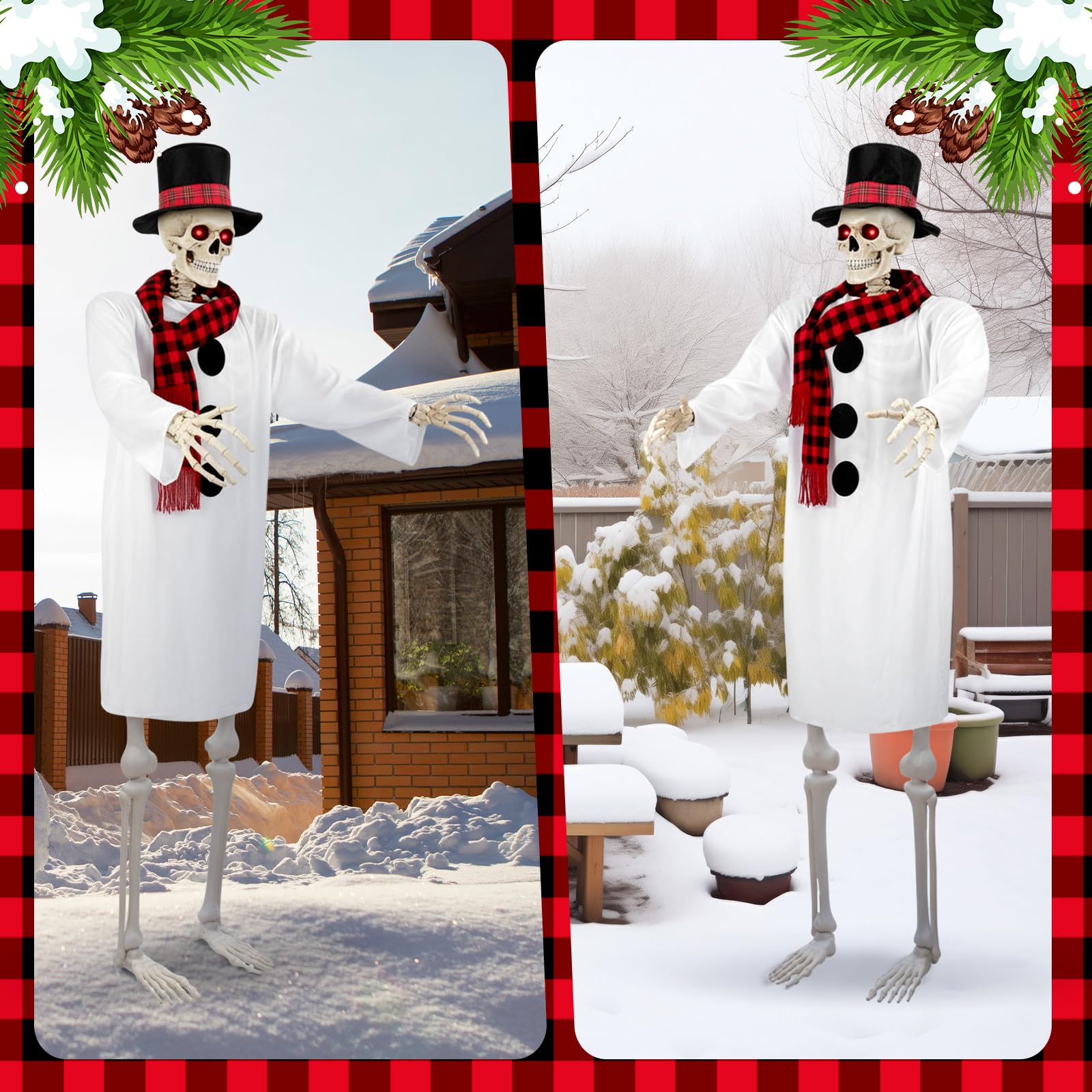 Maiteenly decorated skeleton at party showing joyful seasonal atmosphere