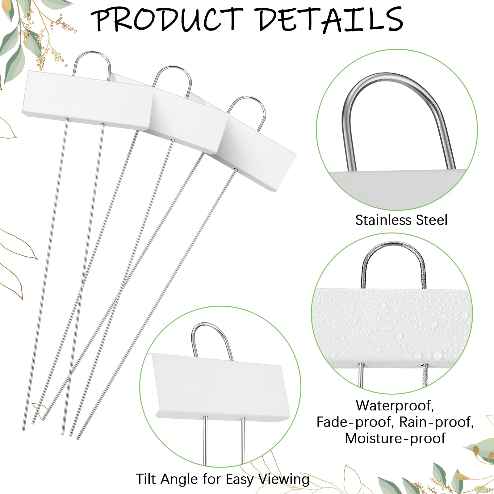 Maitys two-pronged stake detail delivering extra soil stability