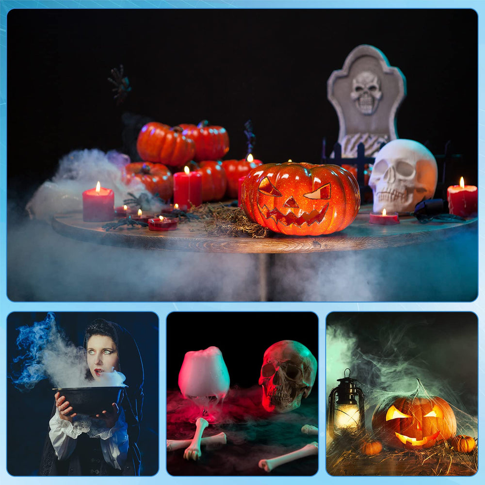 Maitys Halloween decor scene illustrating mood lighting and immersive ambiance