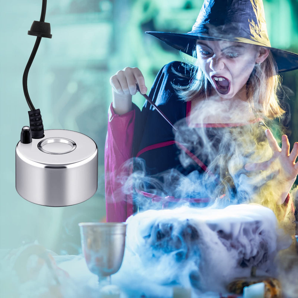 Maitys LED flash illumination reflecting colored mist for dramatic lighting