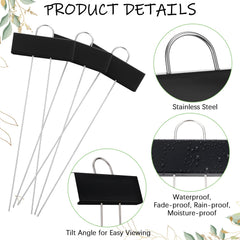 Maitys stake detail highlighting two-leg support for wind-resistant stability