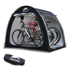 MAIZOA front view of bike storage shed protecting bicycles outdoors