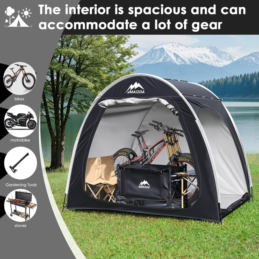 MAIZOA ventilation window and double zipper for airflow and seal