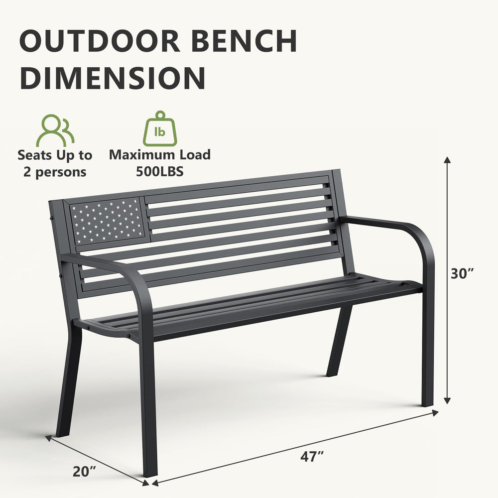 MAKE CHANGES Stars and Stripes backrest close-up highlighting decorative appeal