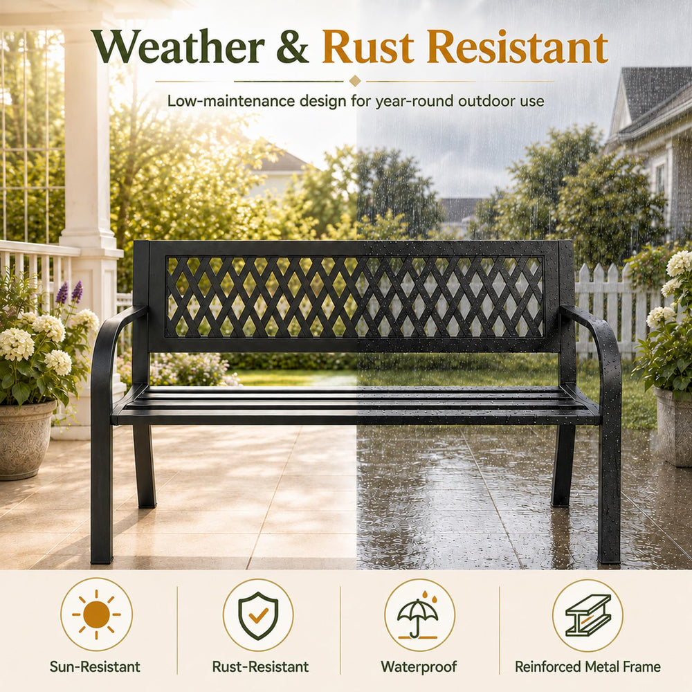MAKE CHANGES bench close-up of backrest showing comfortable support