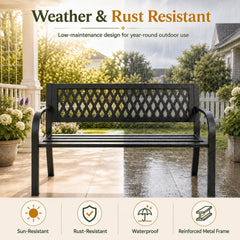 MAKE CHANGES bench close-up of backrest showing comfortable support
