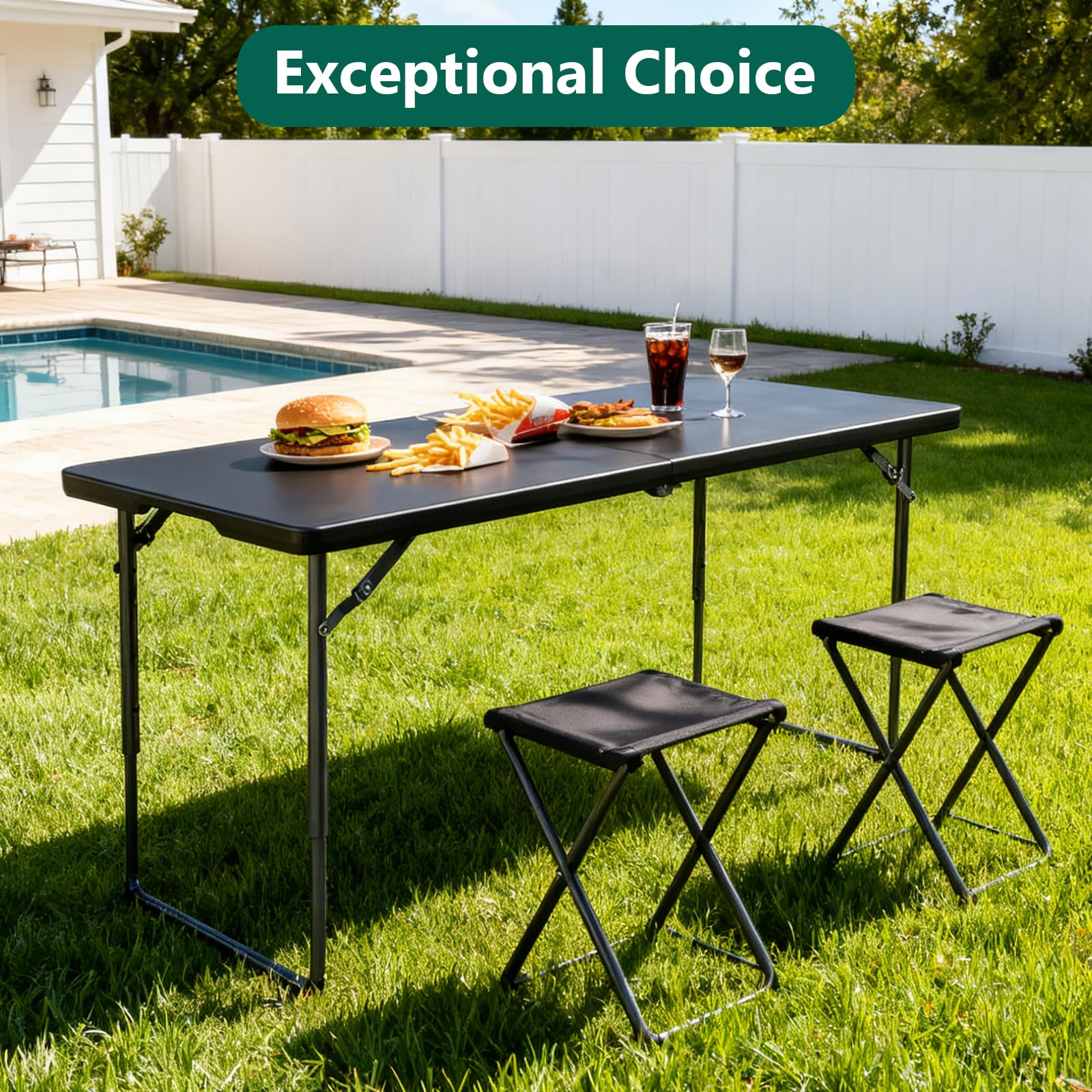 MAKE CHANGES folded compact table for easy transport and quick storage benefit