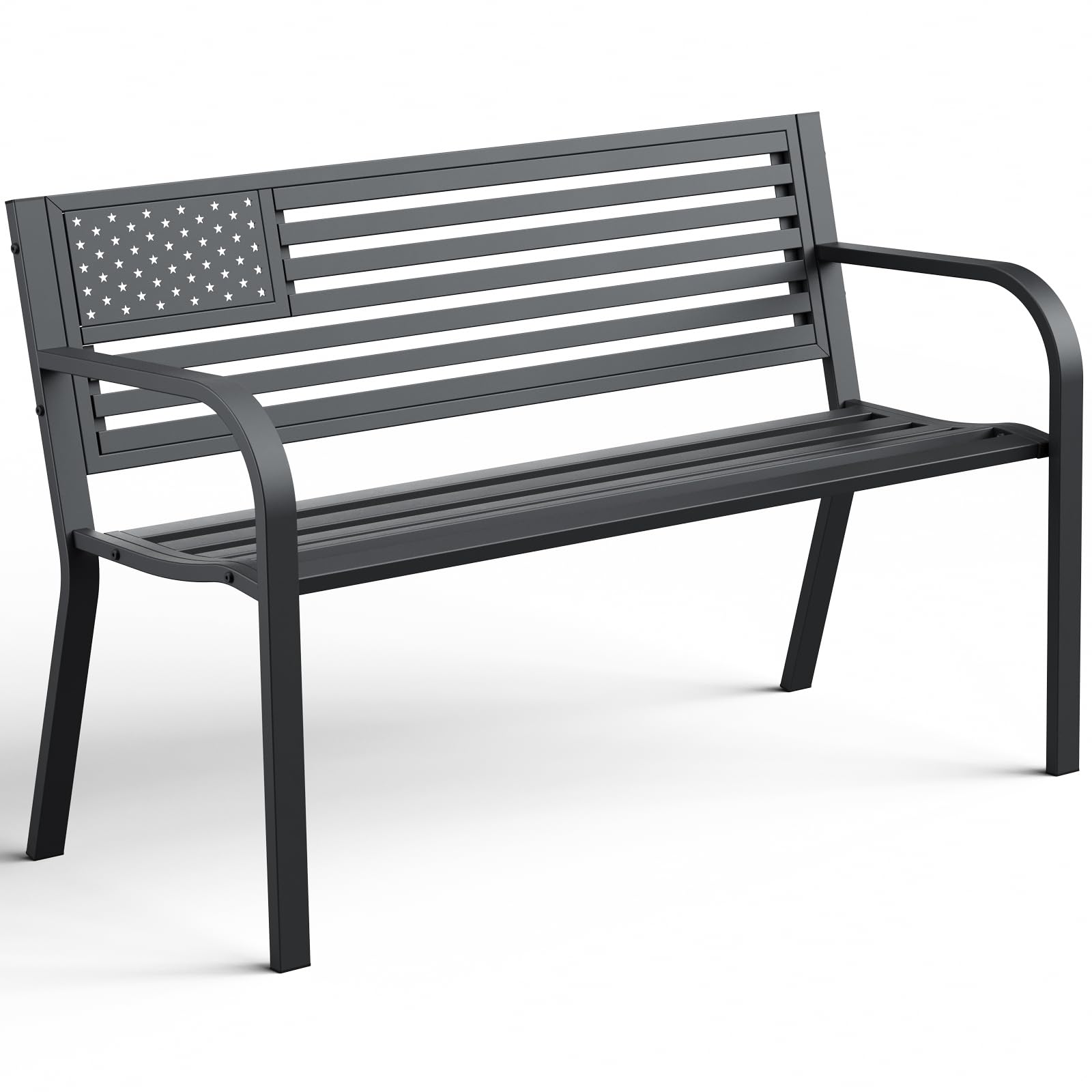 MAKE CHANGES front view bench showing full silhouette and seating benefit