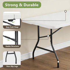 MAKE CHANGES close-up of folding hinge and handle for easy transport