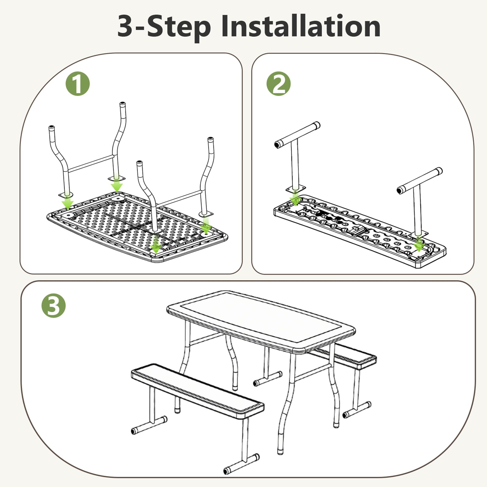 MAKE CHANGES rounded table corner close-up demonstrating safer edges for children