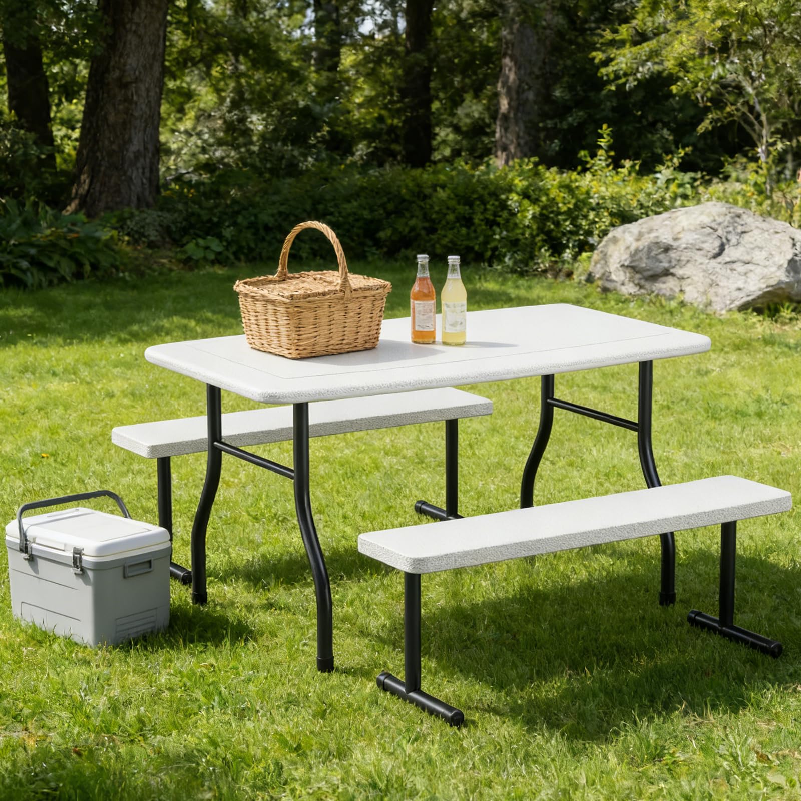 MAKE CHANGES table beside child to show scale and comfortable toddler seating