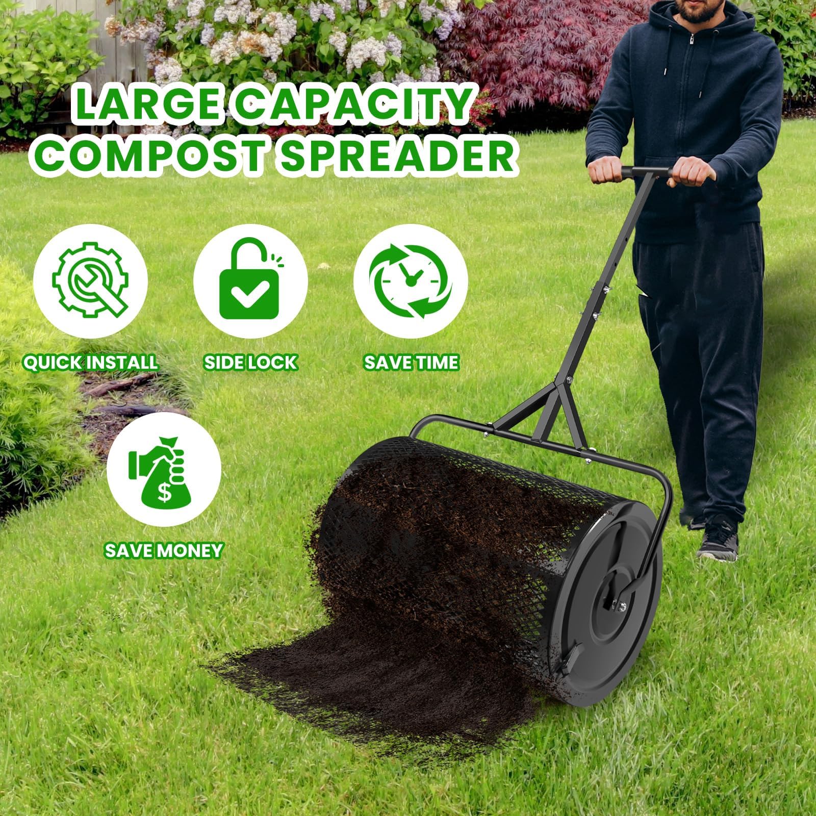 MAKEATREE compact storage with removed handle saves space benefit