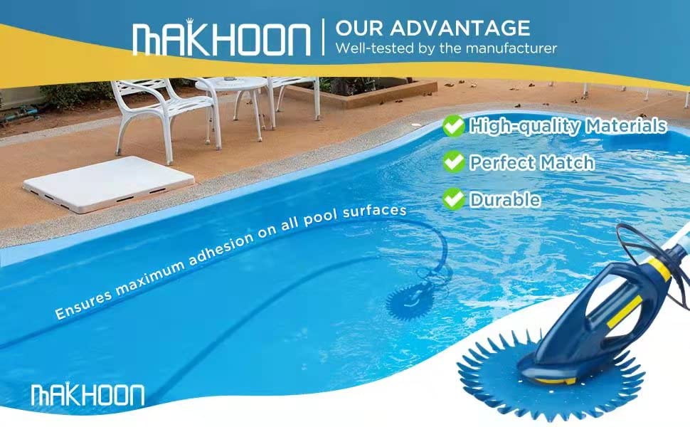 MAKHOON foot pad installed on a cleaner demonstrating improved floor contact and smoother movement