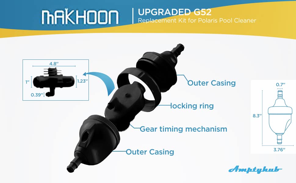 MAKHOON G62 box with included parts for simple single-kit replacement