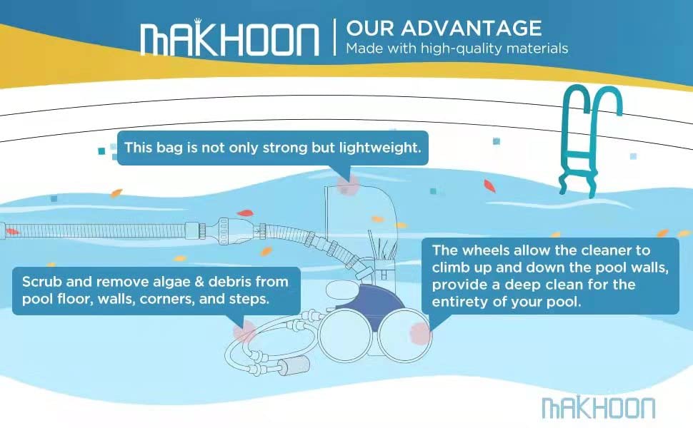 MAKHOON kit installed on pool cleaner showing renewed function and reduced downtime benefit
