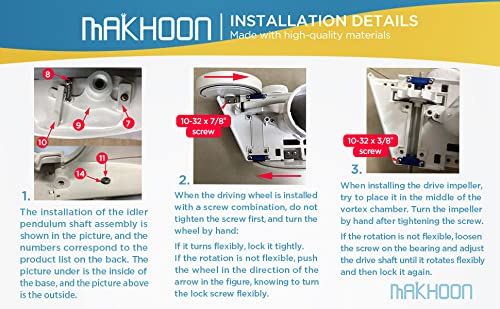 MAKHOON scrubber and tail piece image improving surface contact