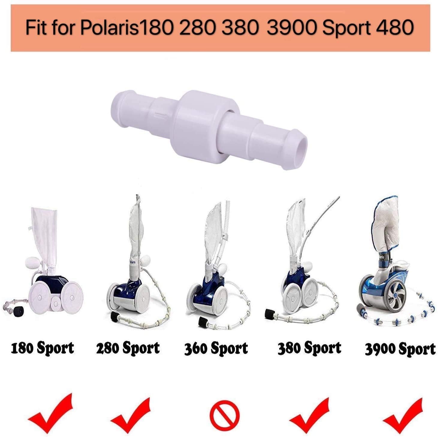 MAKHOON swivel installed on pool hose demonstrating improved movement and leak prevention