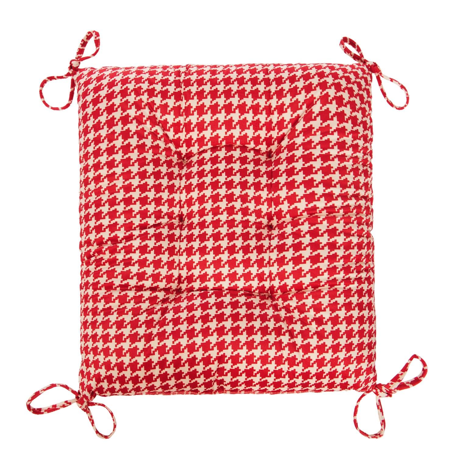 Makimoo back cushion with ties visible for secure chair attachment benefit
