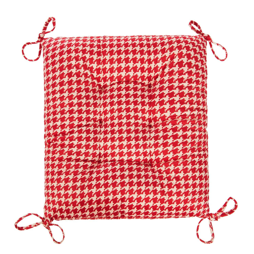Makimoo back cushion with ties visible for secure chair attachment benefit