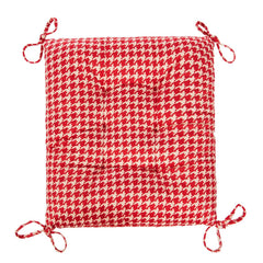 Makimoo back cushion with ties visible for secure chair attachment benefit