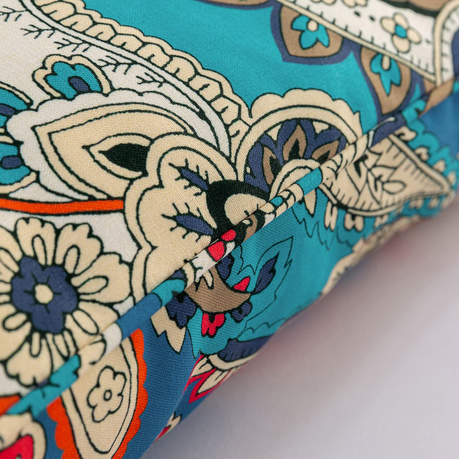 Makimoo cushion positioned on patio dining chair providing instant comfort benefit