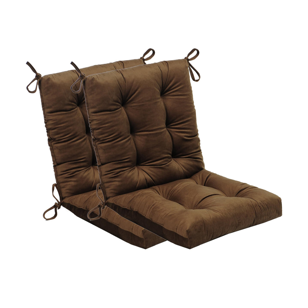 Makimoo cushion front view showing coffee brown color and fit benefit