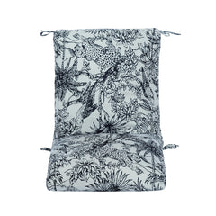 Makimoo Jungle Leopard fabric close-up showing treated canvas for durability