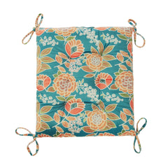 Makimoo seat cushion in use on rocking chair showing added comfort while seated