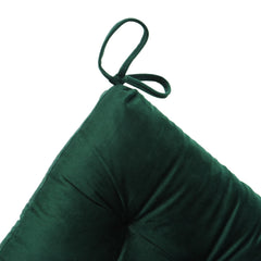 Makimoo ties and back attachment detail for secure fastening to dining chairs