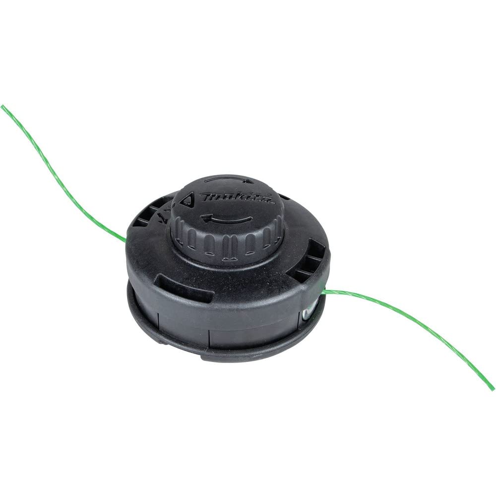 Makita 191R00-0 front assembly showing spool and benefits of quick loading