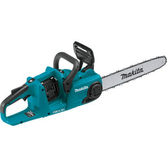 Makita XCU04CM side profile highlighting direct-drive motor for consistent cutting power