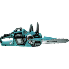 Makita 18V LXT batteries grouped with charger illustrating extended runtime