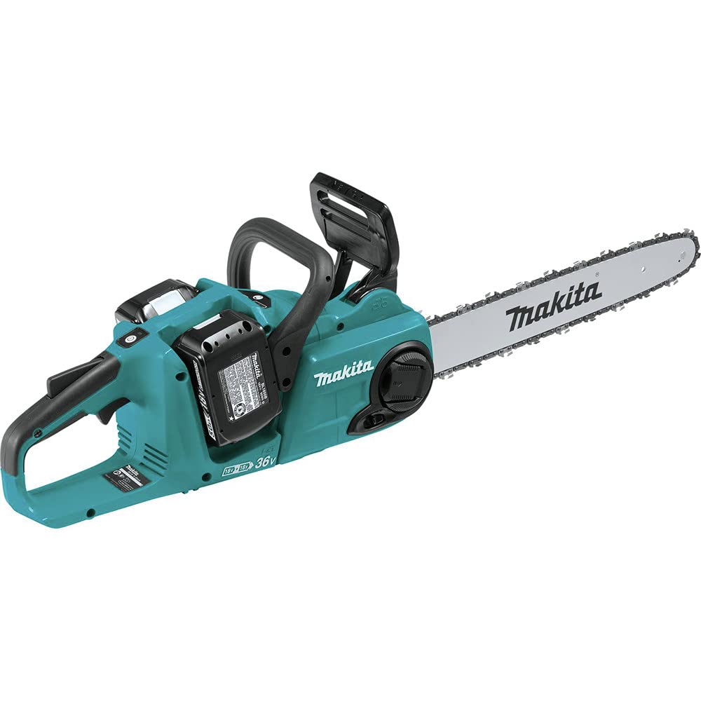 Makita XCU04PT1 motor and body close-up highlighting brushless efficiency