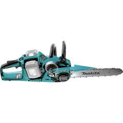 Makita XCU04Z side profile with 16-inch guide bar for efficient cutting performance