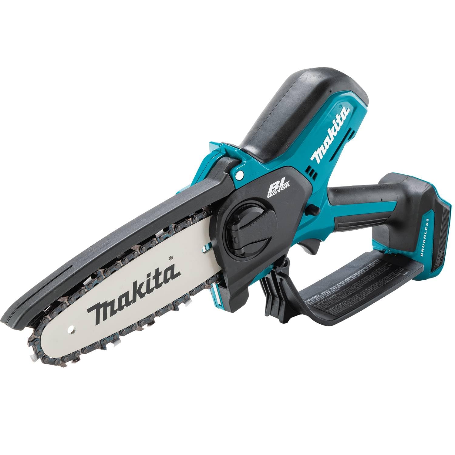 Makita XCU14Z front profile showing compact pruning saw benefit portability