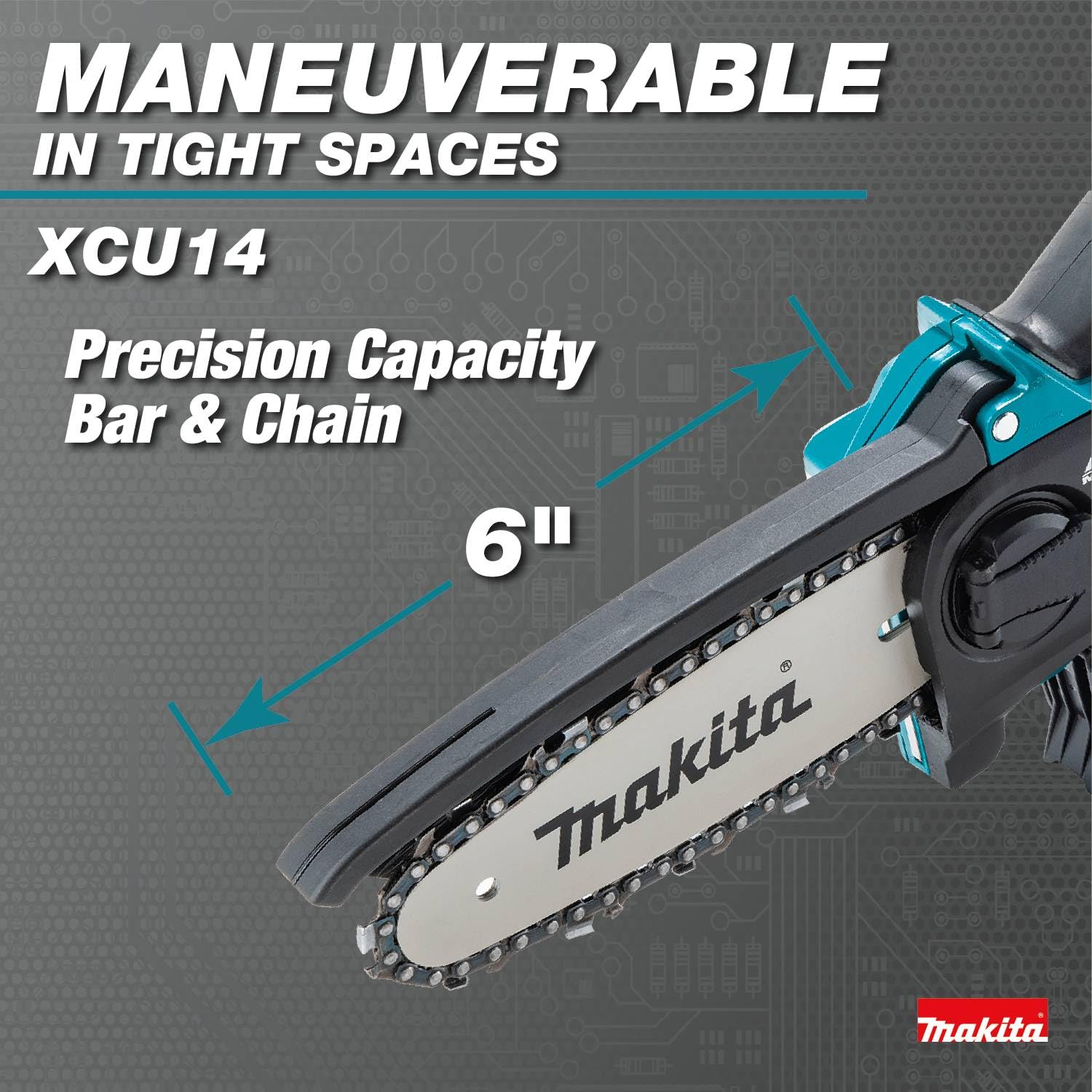 Makita XCU14Z boxed tool-only packaging for easy storage and transport