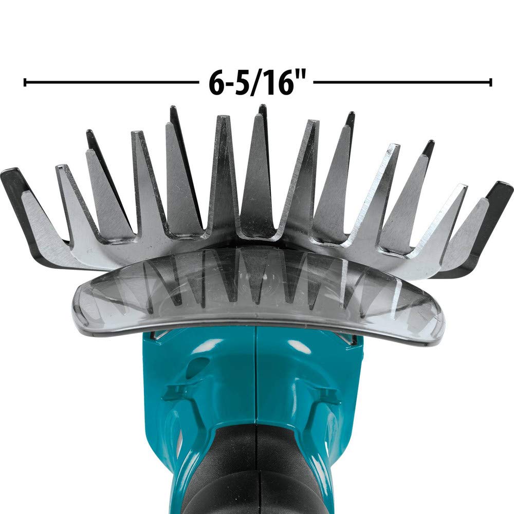 Makita hedge-trimmer blade attached for quick conversion and versatility