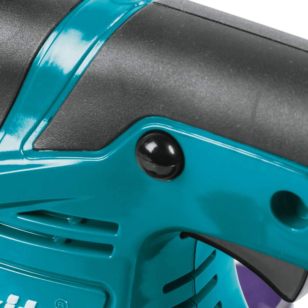 Makita cutting small hedge branches demonstrating light shrub shaping