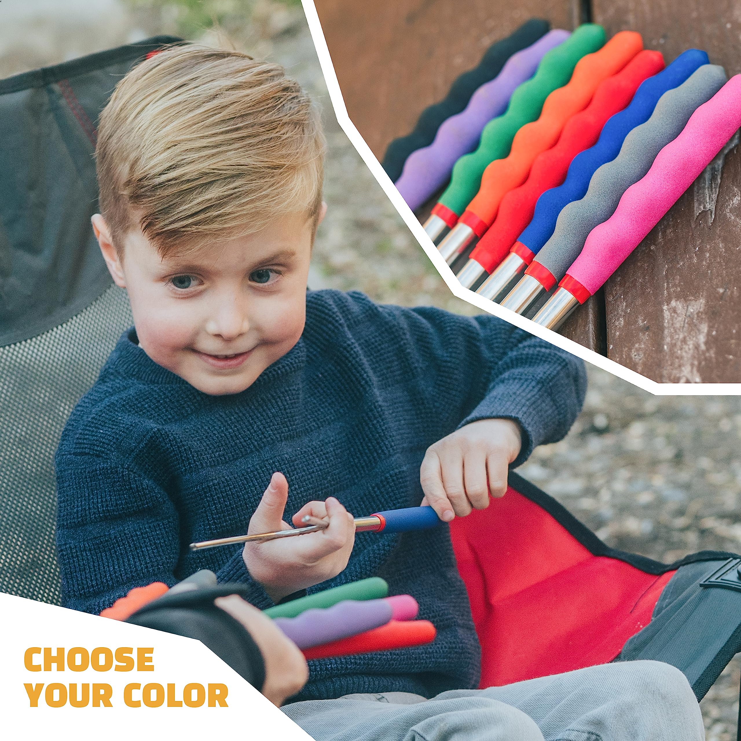 MalloMe color handle selection making ownership easy to identify at gatherings